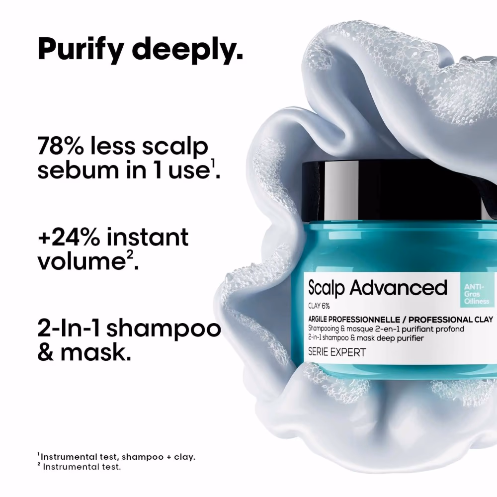 L'Oréal Serie Expert Scalp Advanced 2-in-1 Shampoo & Mask 250ml 3