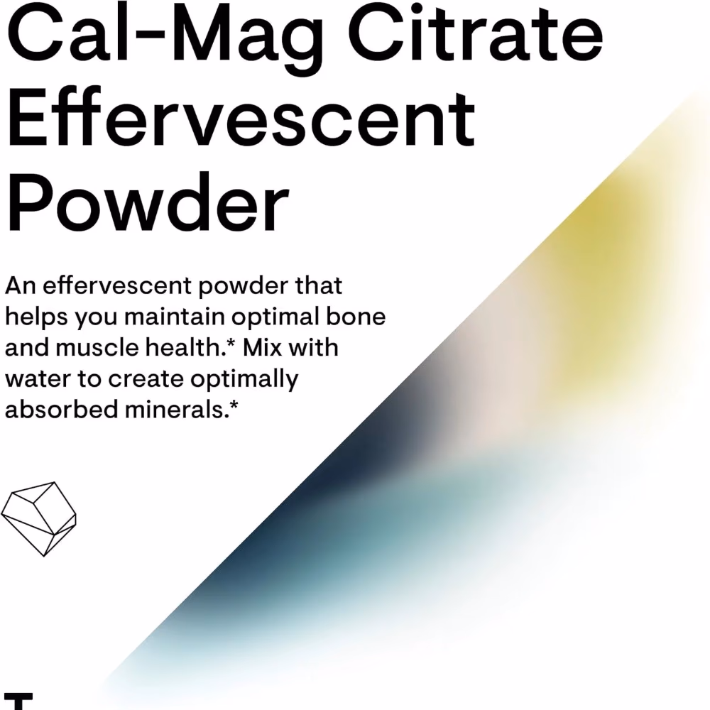 Thorne Cal Mag Citrate + Vitamin C Powder – 214g 3