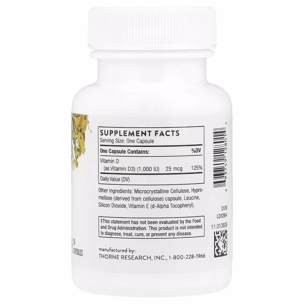 Thorne D-1000 – 90 Capsules 2