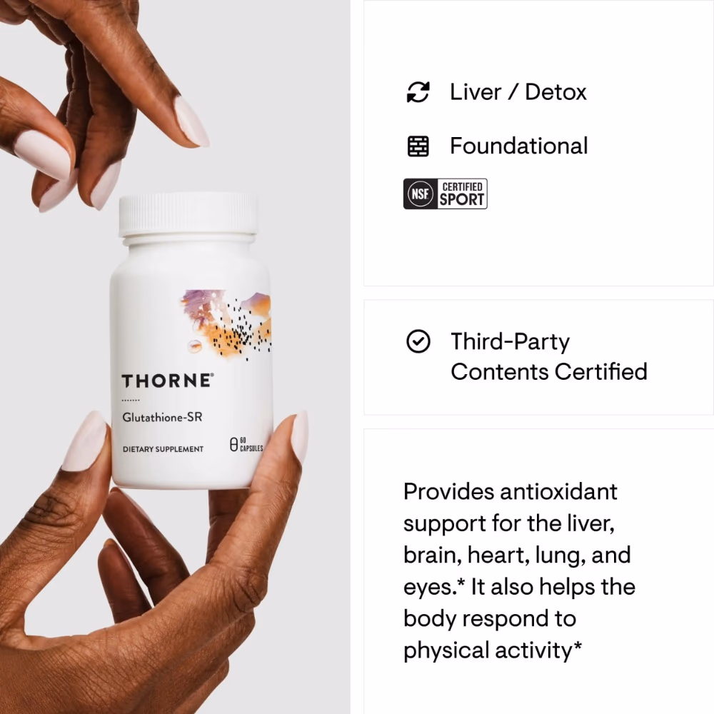 Thorne Glutathione SR – 60 Capsules 3