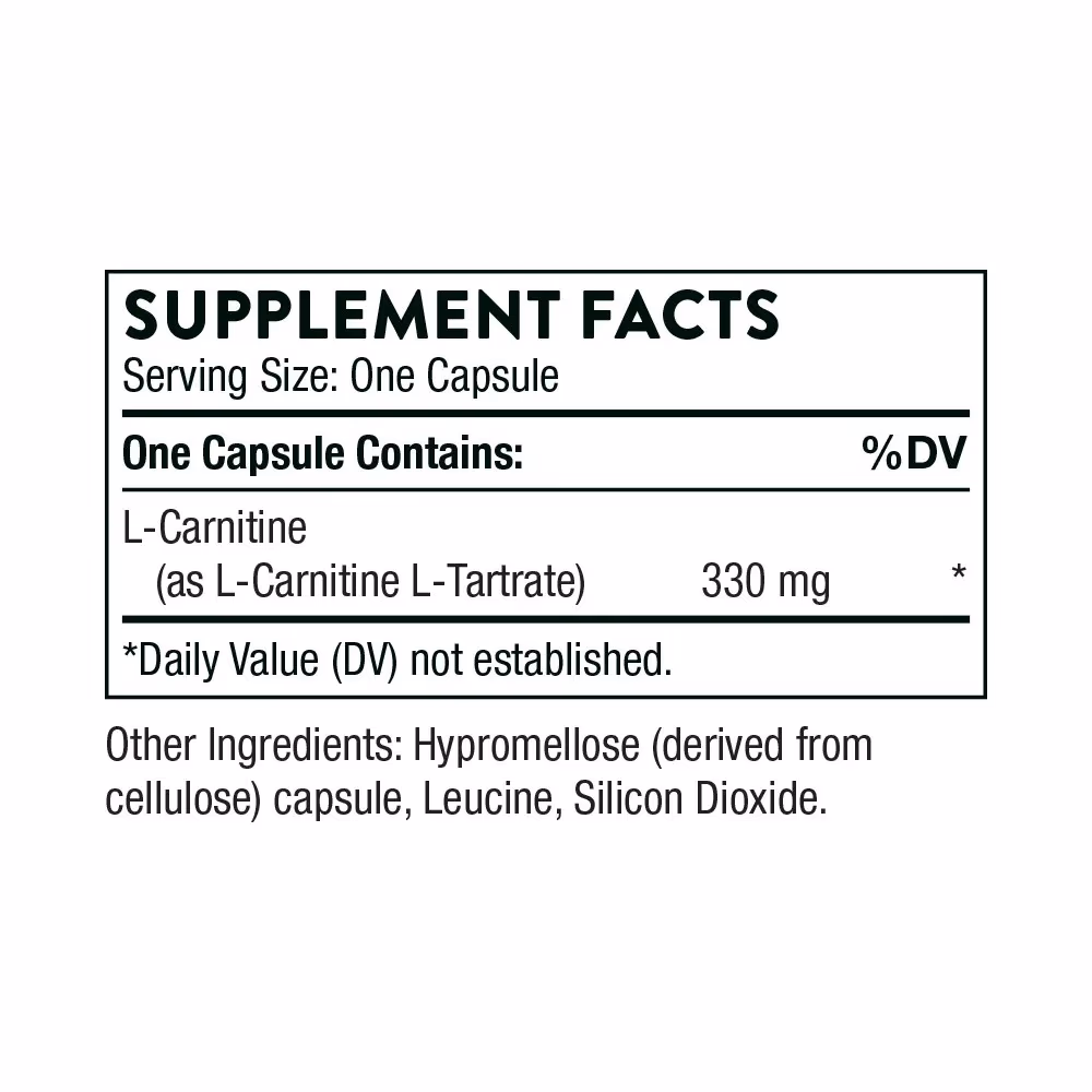 Thorne L-Carnitine – 60 Capsules 2