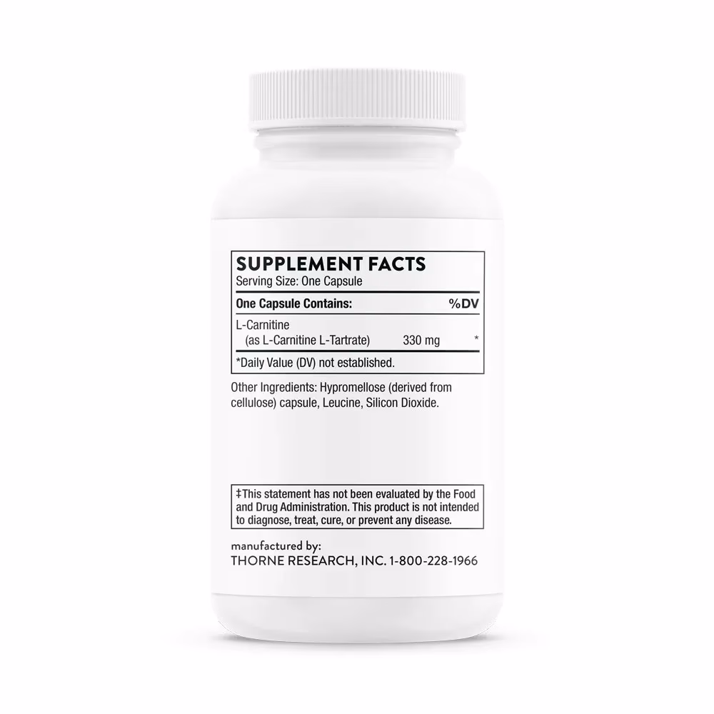 Thorne L-Carnitine – 60 Capsules 3