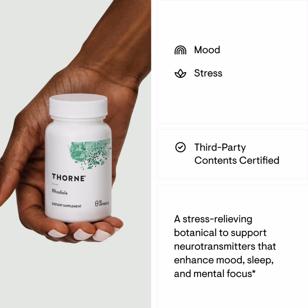 Thorne Rhodiola – 60 Capsules 3