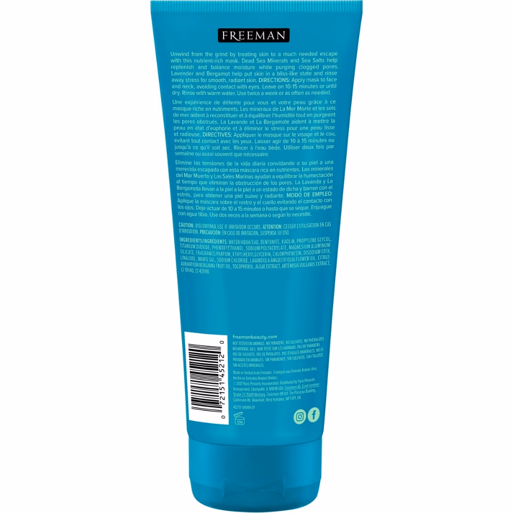 Freeman Anti-Stress Clay Mask 175ml 2