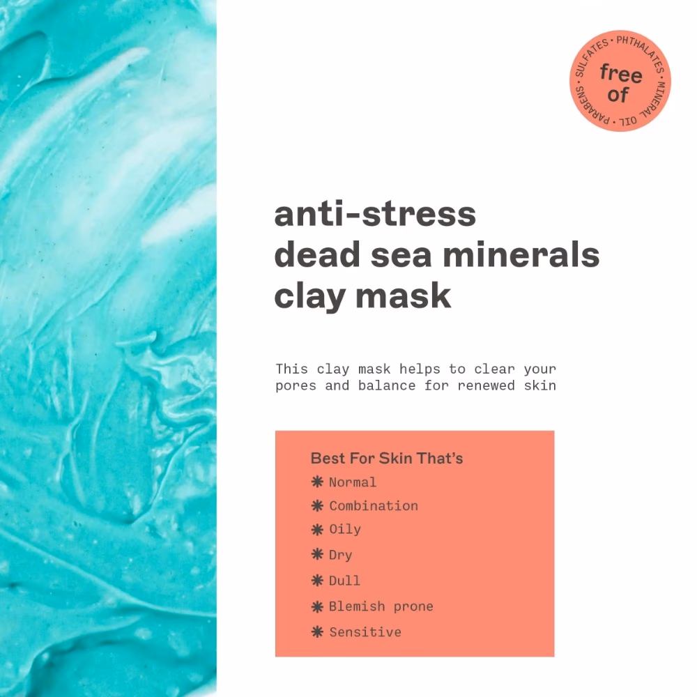 Freeman Anti-Stress Clay Mask 175ml 4