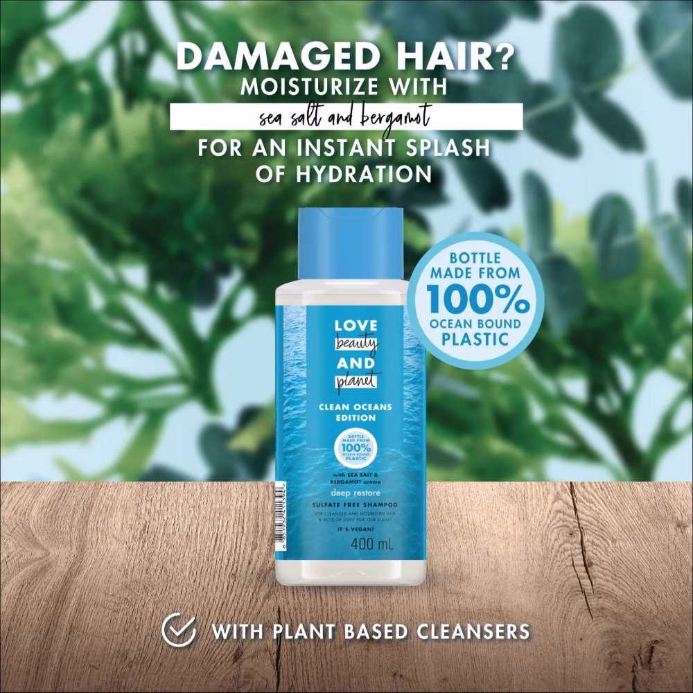 Love Beauty and Planet Shower Gel Ocean (400ml) 2