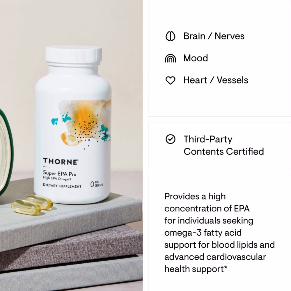 Thorne Super EPA Pro High Omega-3 120 Gelcapules 2
