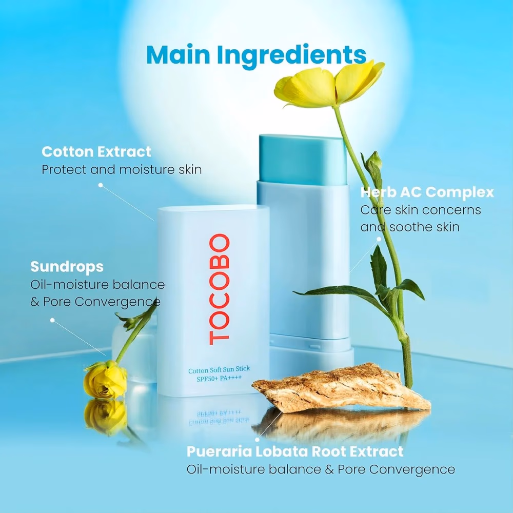 Tocobo Cotton Soft Sun Stick SPF50+ 19g  3