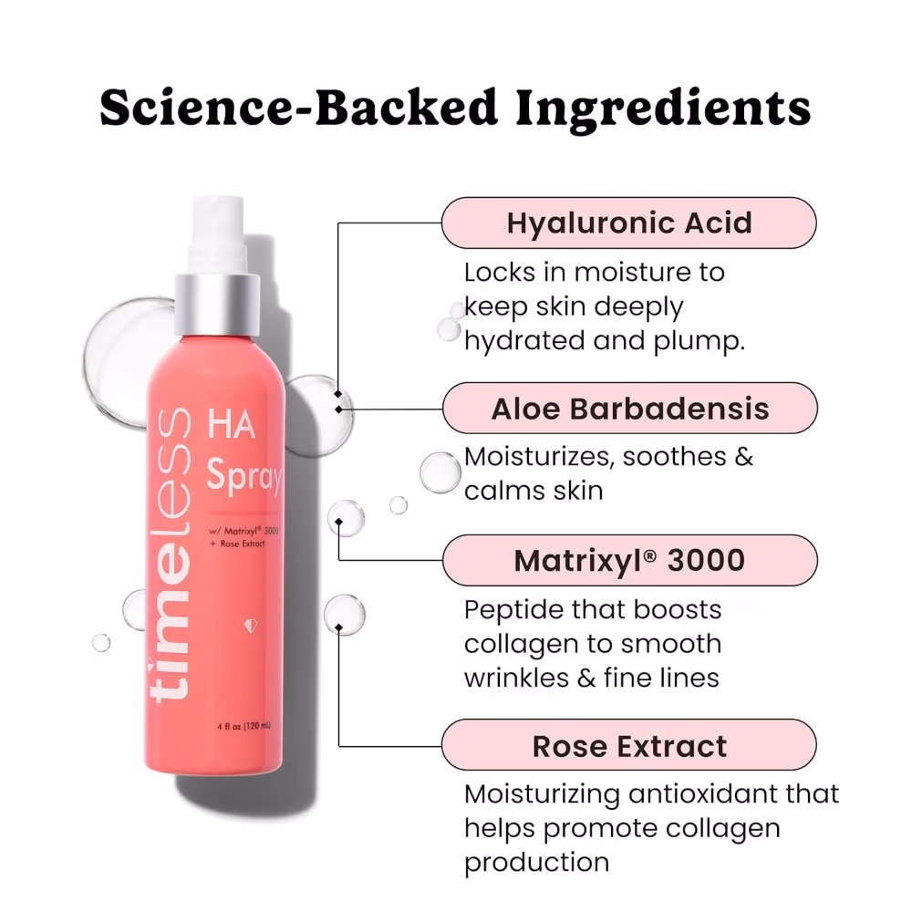 Timeless HA Matrixyl Rose Spray 120ml 4