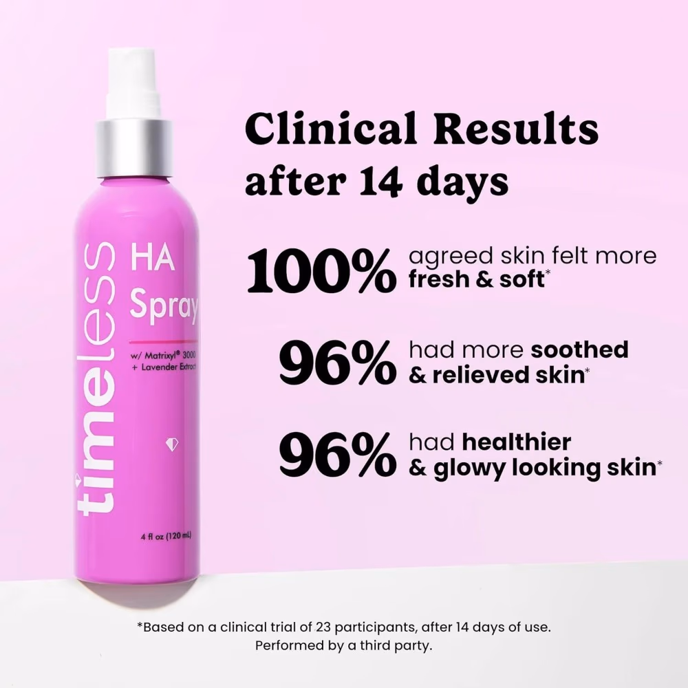 Timeless HA Matrixyl Lavender Spray 120ml  4