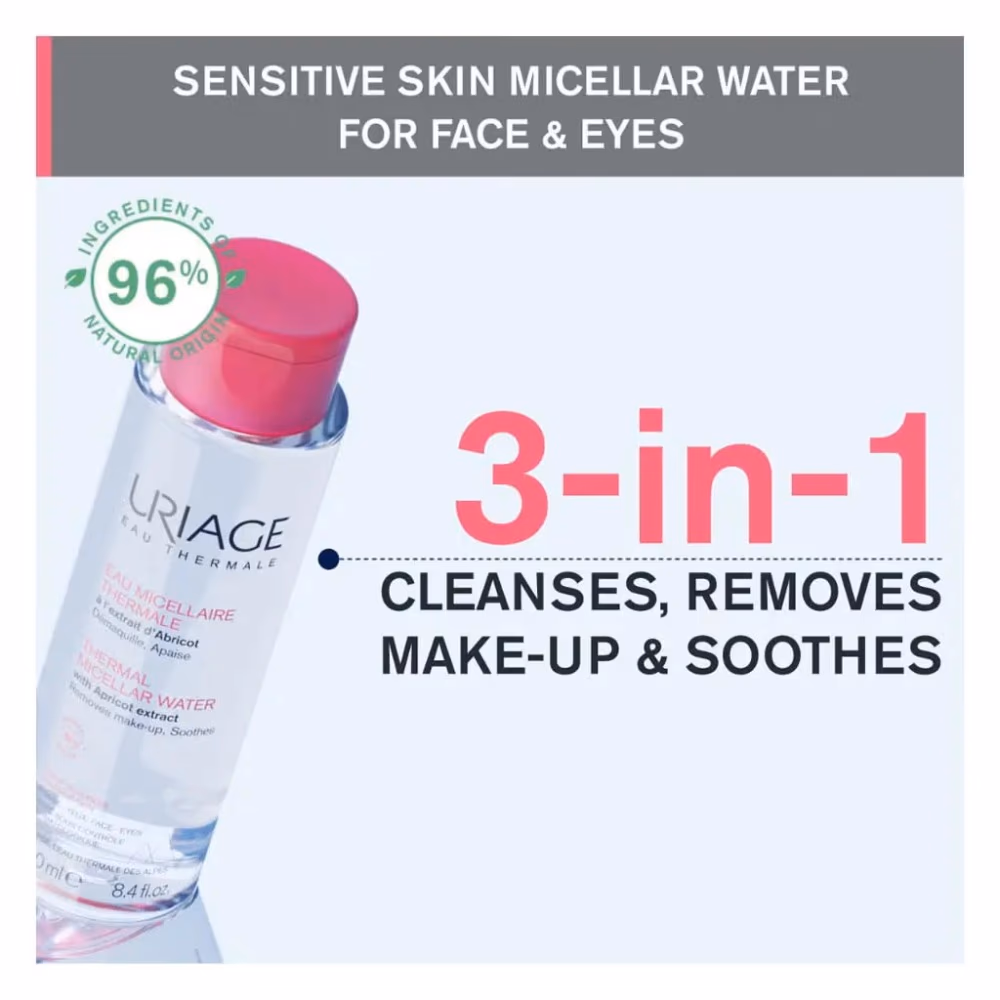 URIAGE THERMAL MICELLAR WATER PINK 500ML 3