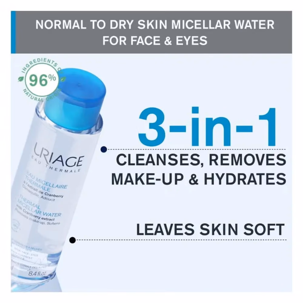 Uriage Thermal Micellar Water with Cranberry 250ml 3