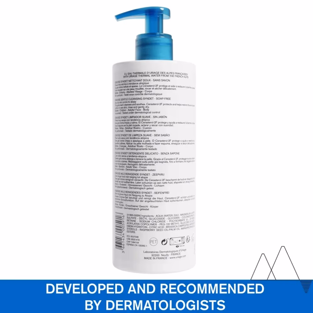 Uriage Xemose Gentle Cleansing Syndet 500ml 2