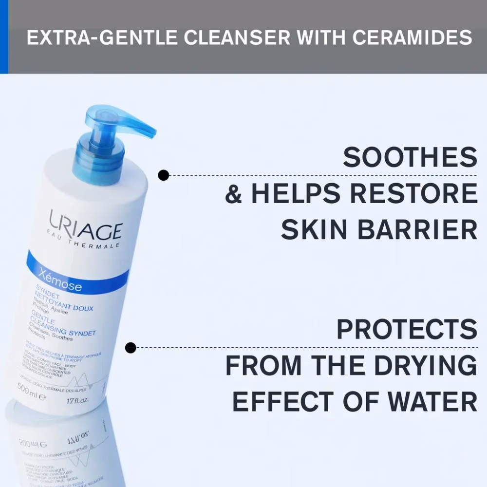 Uriage Xemose Gentle Cleansing Syndet 500ml 4