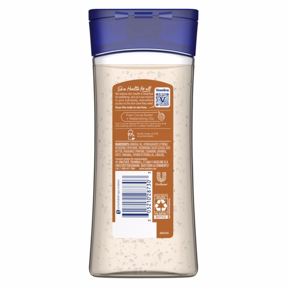 Vaseline Cocoa Radiant Body Oil 200ml  4