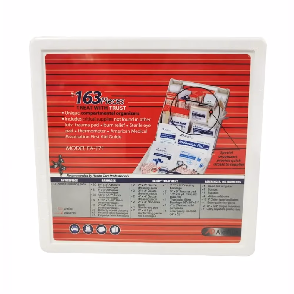 Aid Plus - First Aid Kit FA-171 – 163-Piece Comprehensive Emergency Kit 2