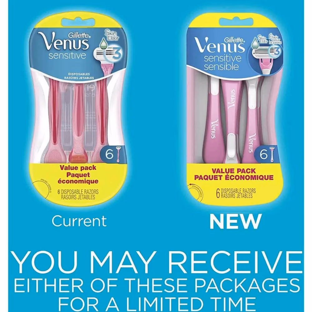 Gillette Venus Sensitive Razor – Pack of 3 2