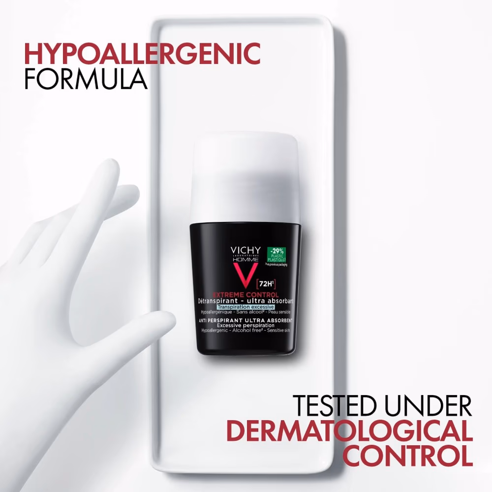 Vichy Deo Homme Sensitive Skin Roll-On 72H 50ml 2
