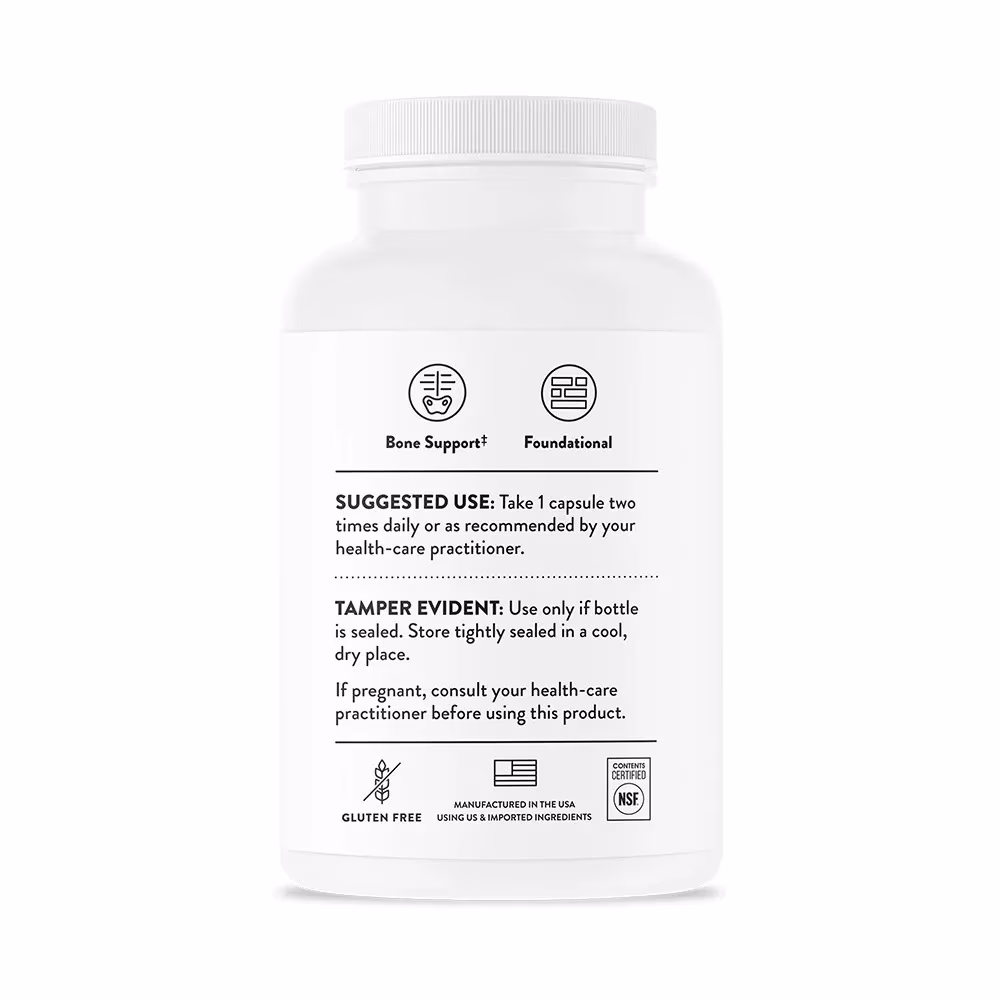 Thorne Calcium Chelated - 120 Capsules 3