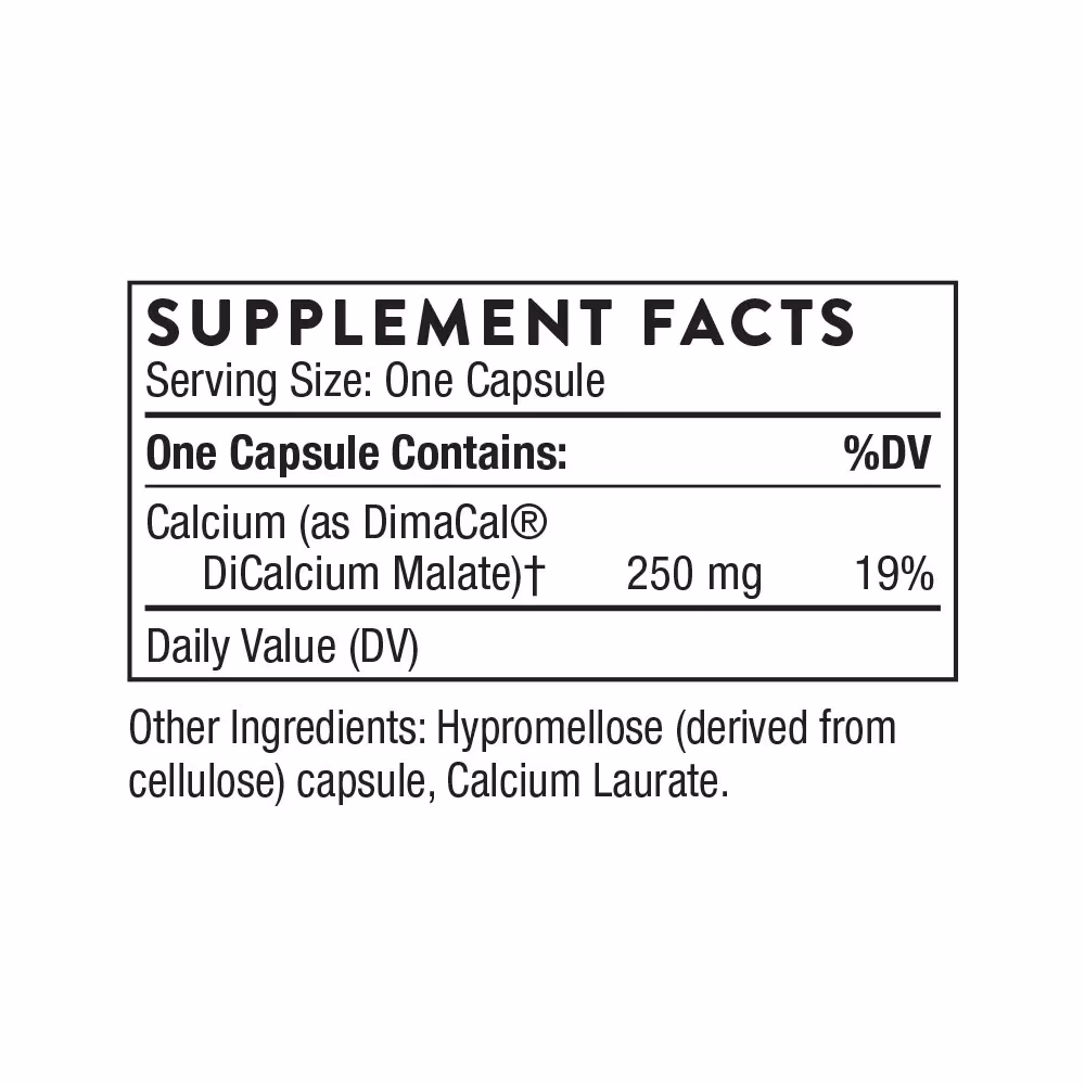 Thorne Calcium Chelated - 120 Capsules 2