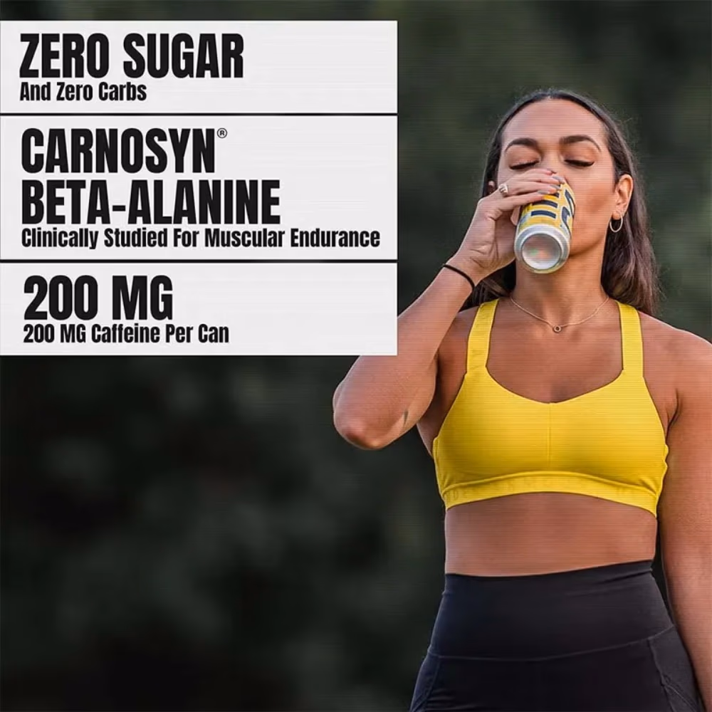 Cellucor C4 Carbonated Zero Sugar Energy Drink - Midnight Cherry 473ml 5
