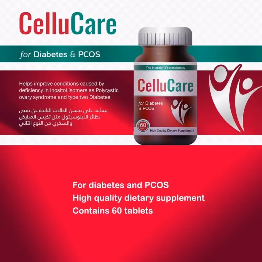 Cellucare Dietary Supplement Tablets for Diabetes and PCOS 60's 4