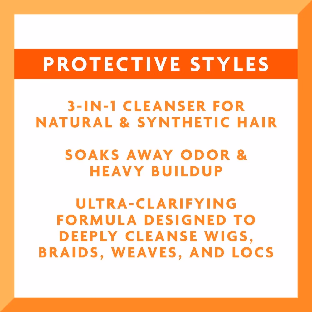 Cantu Protective Styles by Angela Hair Bath & Cleanser with Apple Cider Vinegar & Aloe 296ml 3