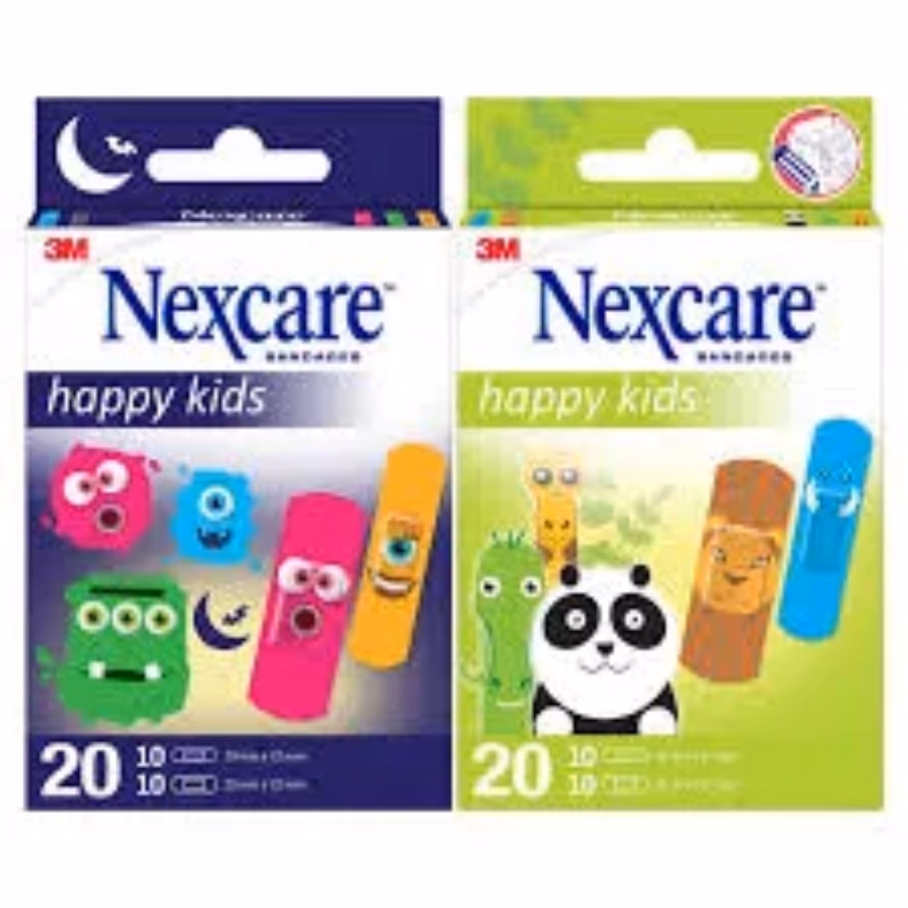 Nexcare Bandages Happy Kids Animal & Monster Combo 2