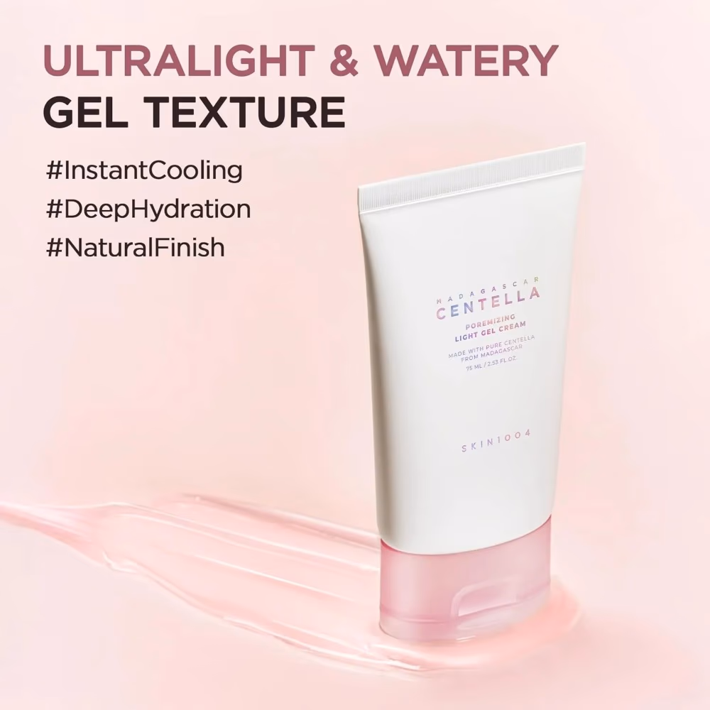 SKIN1004 Madagascar Centella Pore minimizing Light Gel Cream 75ml  5
