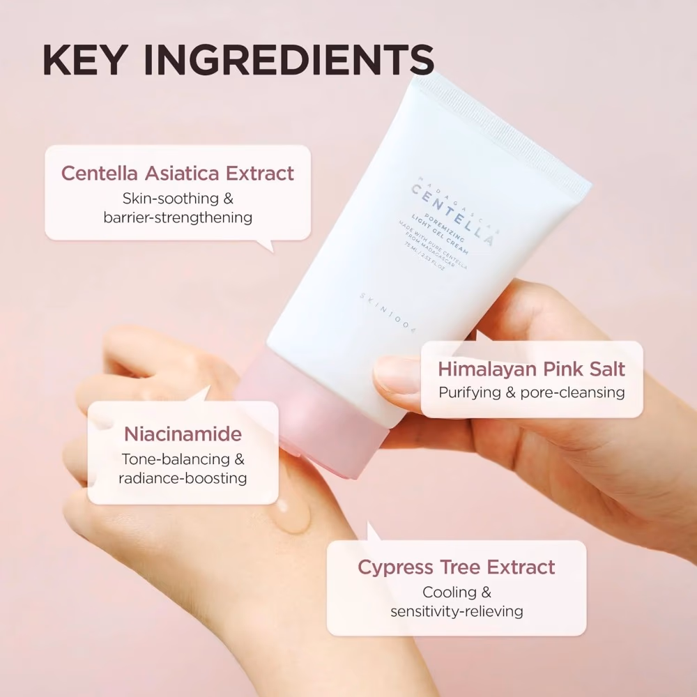 SKIN1004 Madagascar Centella Pore minimizing Light Gel Cream 75ml  2