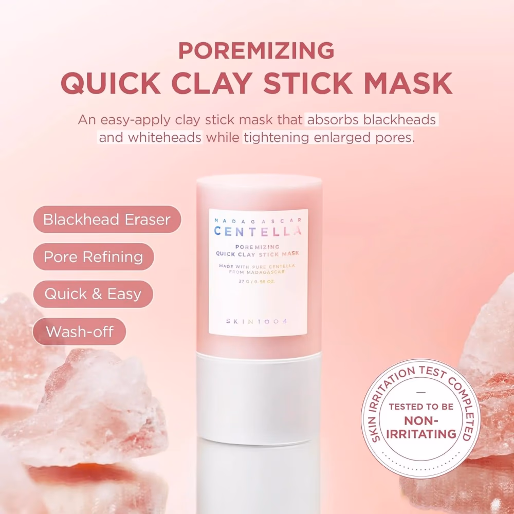 SKIN1004 Centella PoreMizing Quick Clay Stick Mask 27g – Pore Tightening & Sebum Control 3