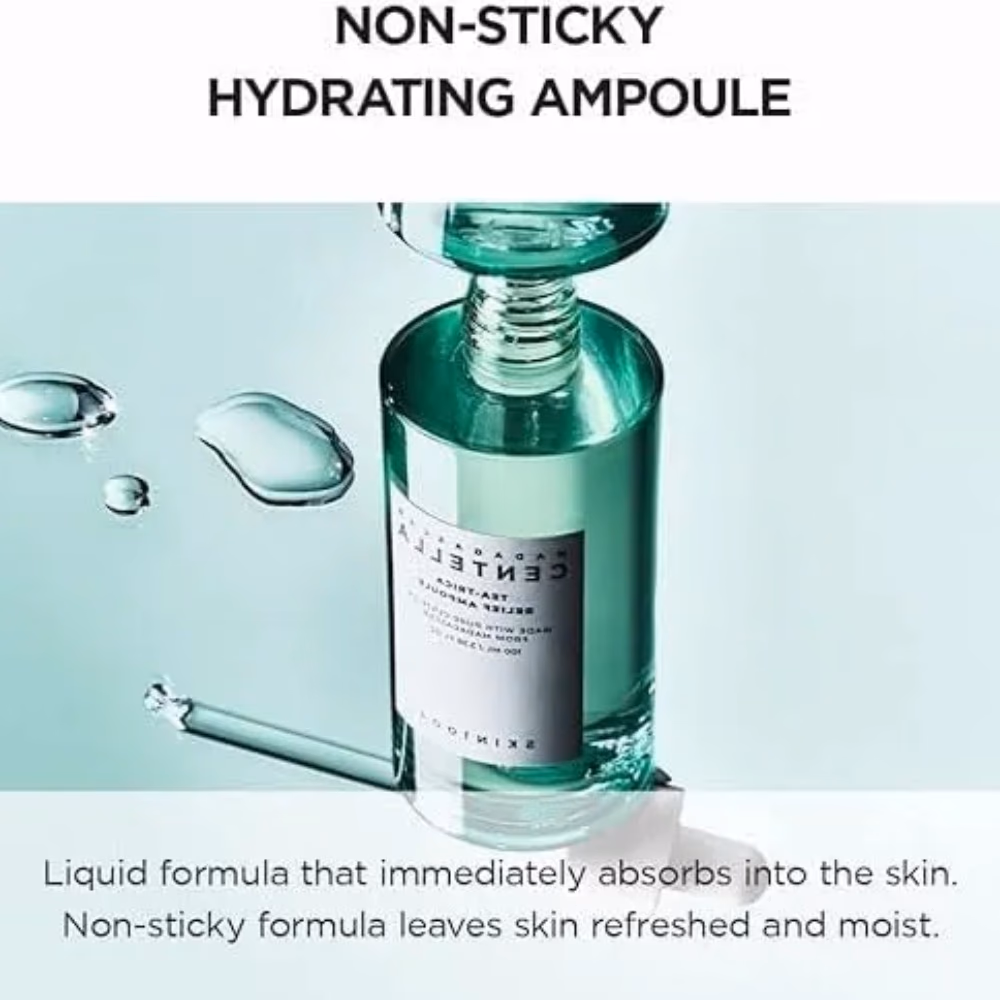 SKIN1004 Centella Tea-Trica Relief Ampoule 30ml – Soothing Serum for Acne-Prone & Sensitive Skin 5