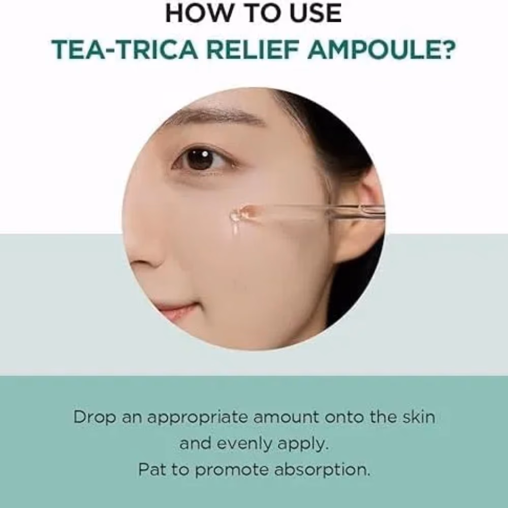 SKIN1004 Centella Tea-Trica Relief Ampoule 30ml – Soothing Serum for Acne-Prone & Sensitive Skin 4