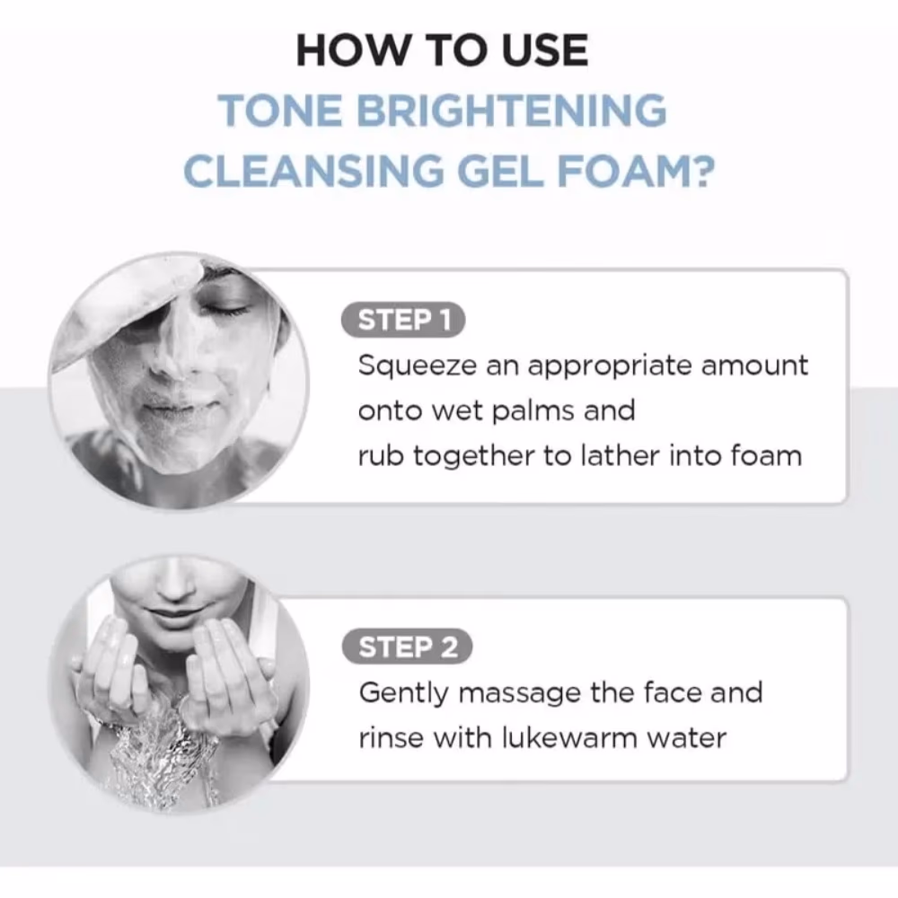SKIN1004 Centella Tone Brightening Cleansing Gel Foam 125ml – Brightening & Hydrating Face Cleanser 2