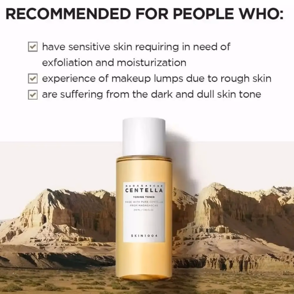 SKIN1004 Centella Toning Toner 210ml – Exfoliating & Hydrating Daily Skin Care 4
