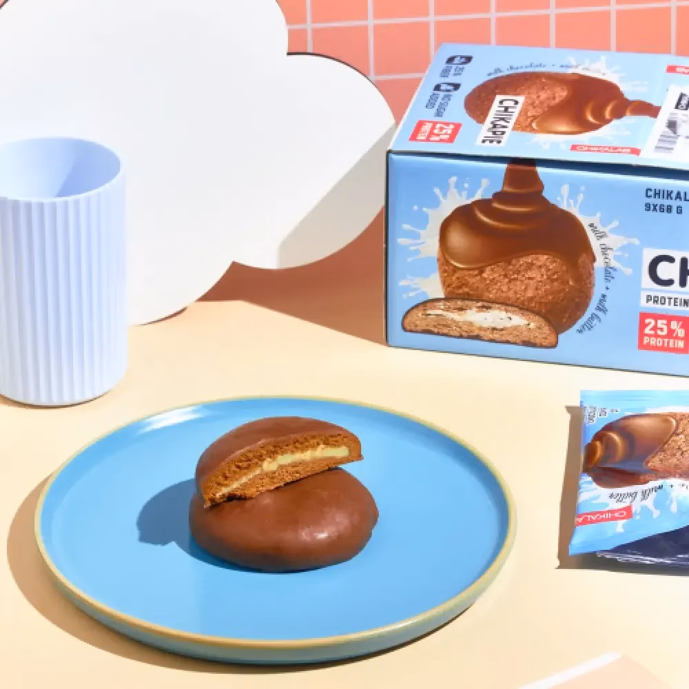 Chikalab Chikapie Milk Chocolate and Milk Butter 60g – Protein Cookie with Chocolate Butter Filling 2