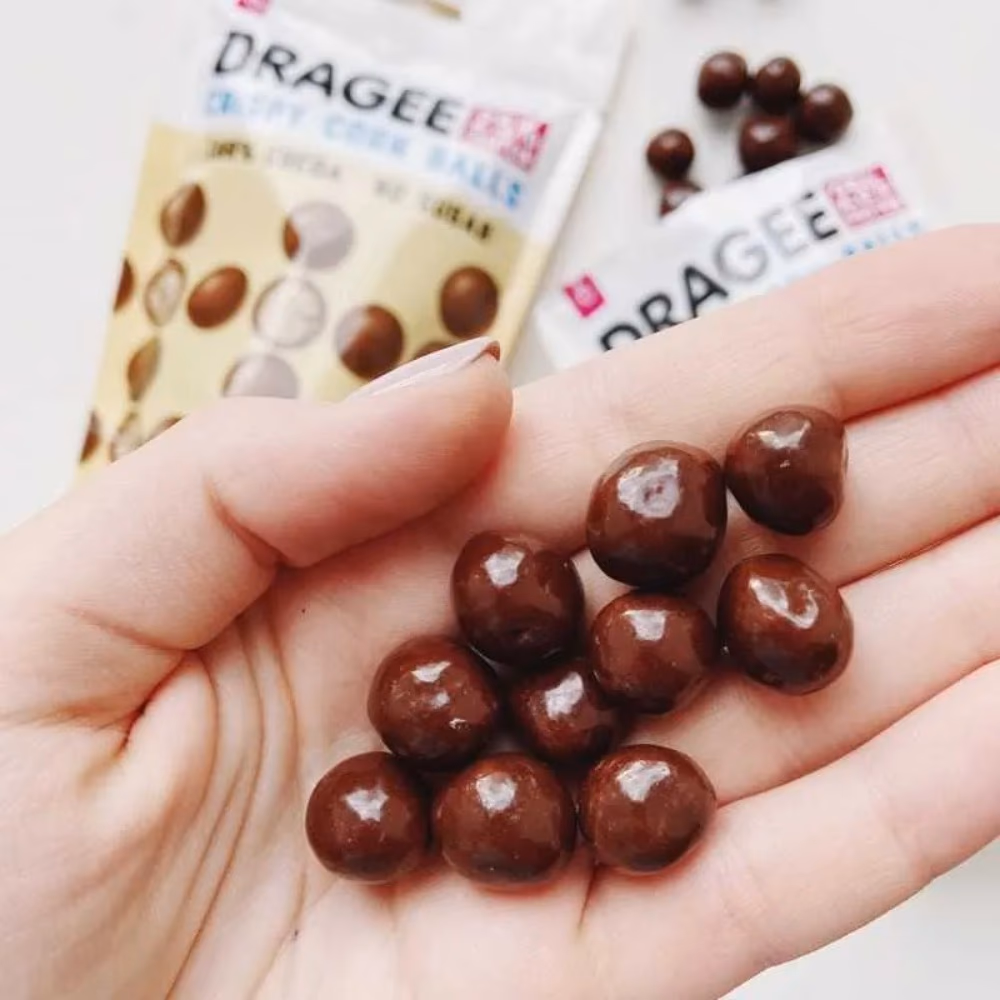 Chikalab Protein Chocolate Covered Dragee 120g – Milk Chocolate with Crispy Corn Balls Snack 3