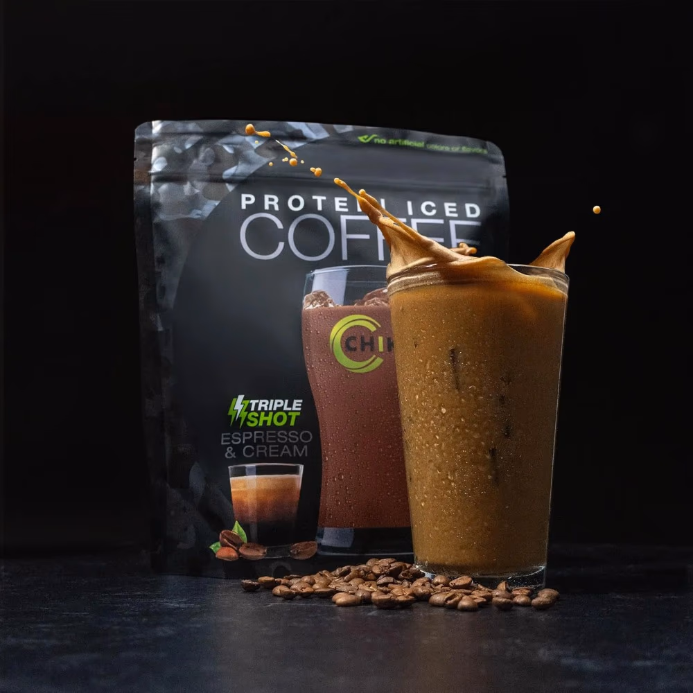 Chike Coffee Protein Triple Shot Espresso & Cream 448g – Protein Coffee Drink Mix with Espresso Flavor 4