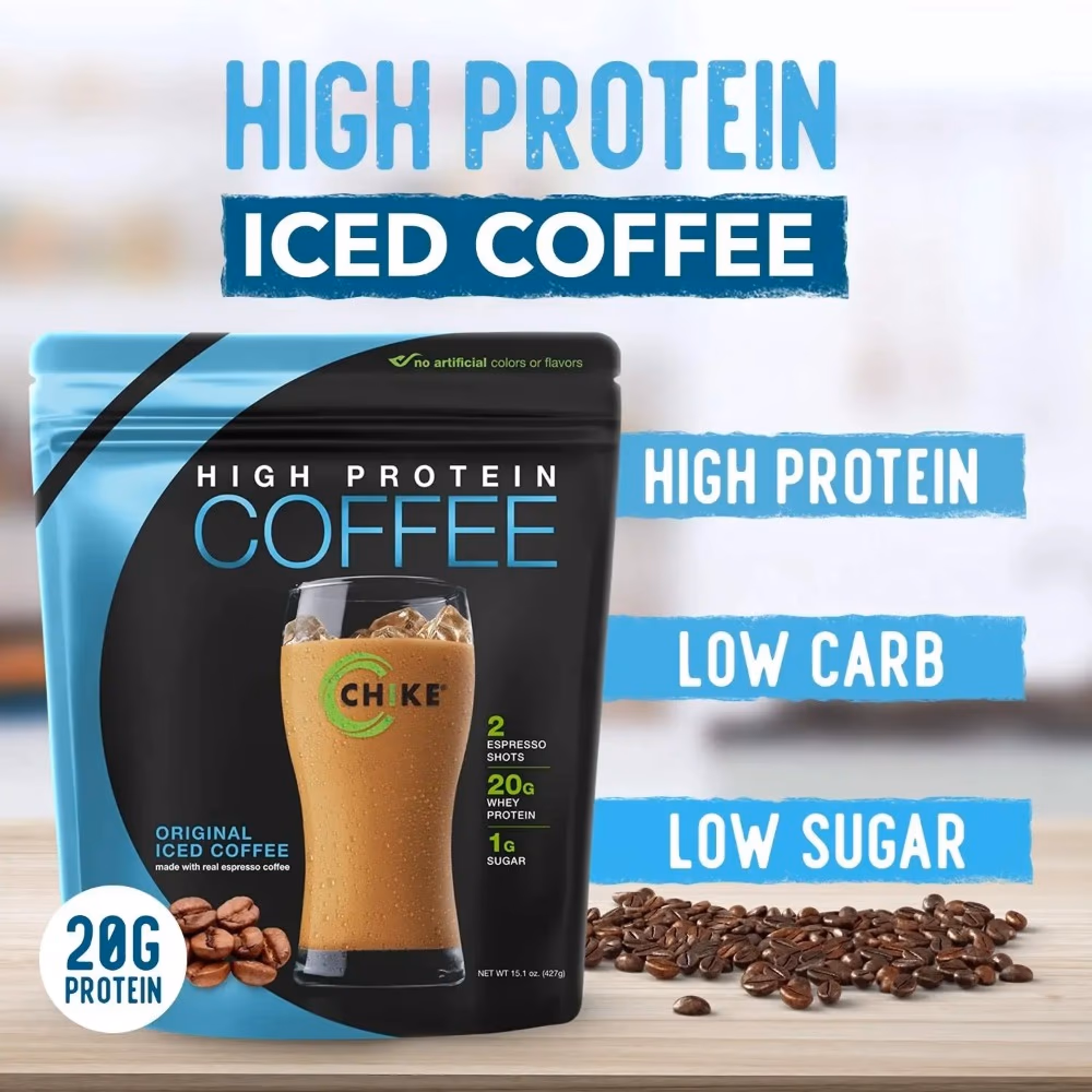 Chike Coffee Protein Original Iced Coffee 12 Servings – Protein Coffee Drink Mix with Classic Iced Coffee Flavor 4