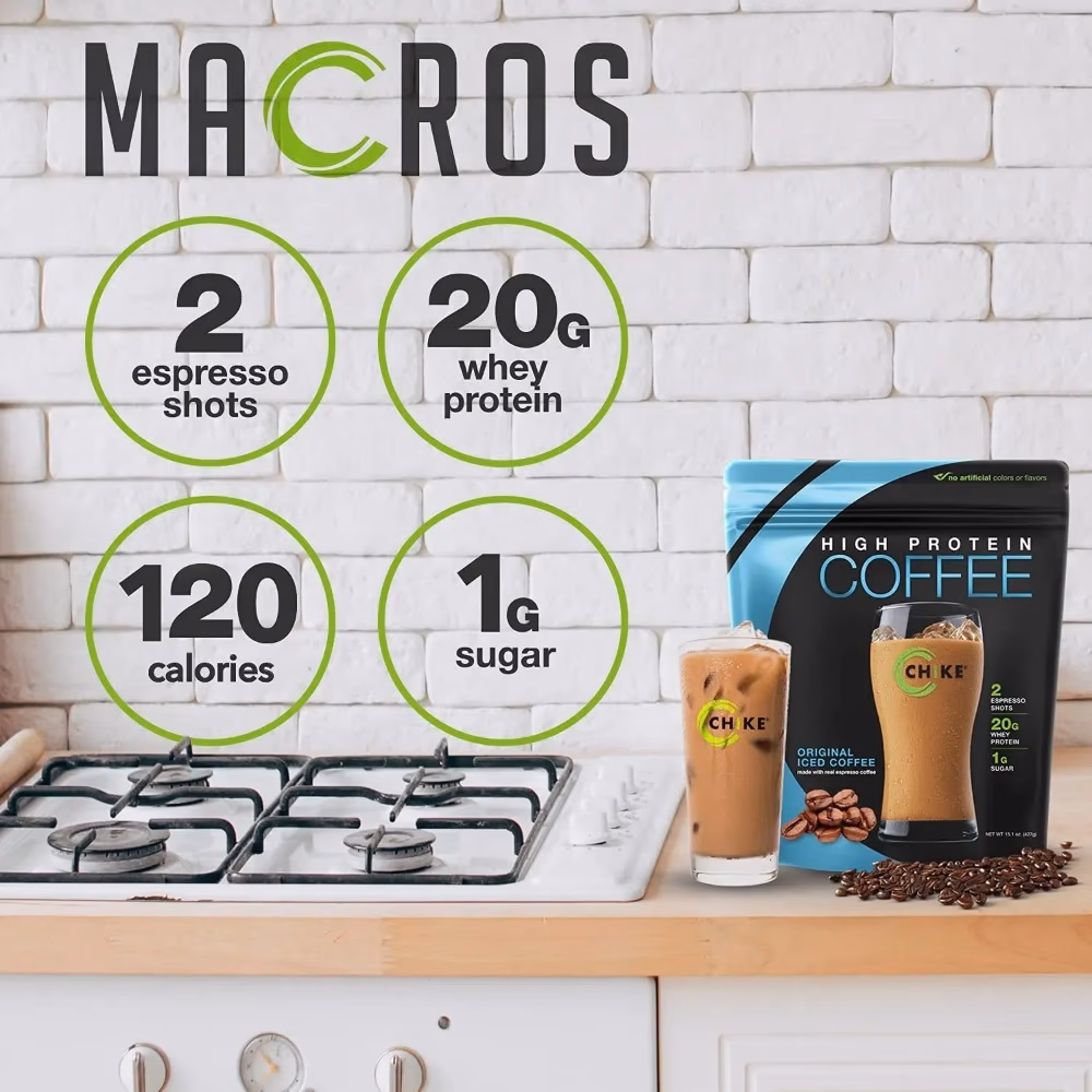 Chike Coffee Protein Original Iced Coffee 12 Servings – Protein Coffee Drink Mix with Classic Iced Coffee Flavor 3