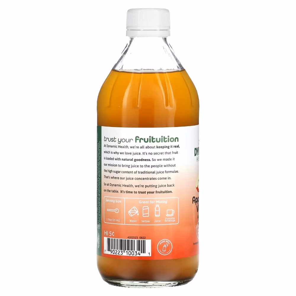 Dynamic Health Apple Cider Vinegar 473ml – Raw & Unfiltered Apple Cider Vinegar 2