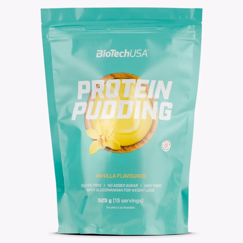 BioTechUSA Protein Pudding Vanilla 525g: High-Protein Ready-to-Eat Dessert for Muscle Recovery 2