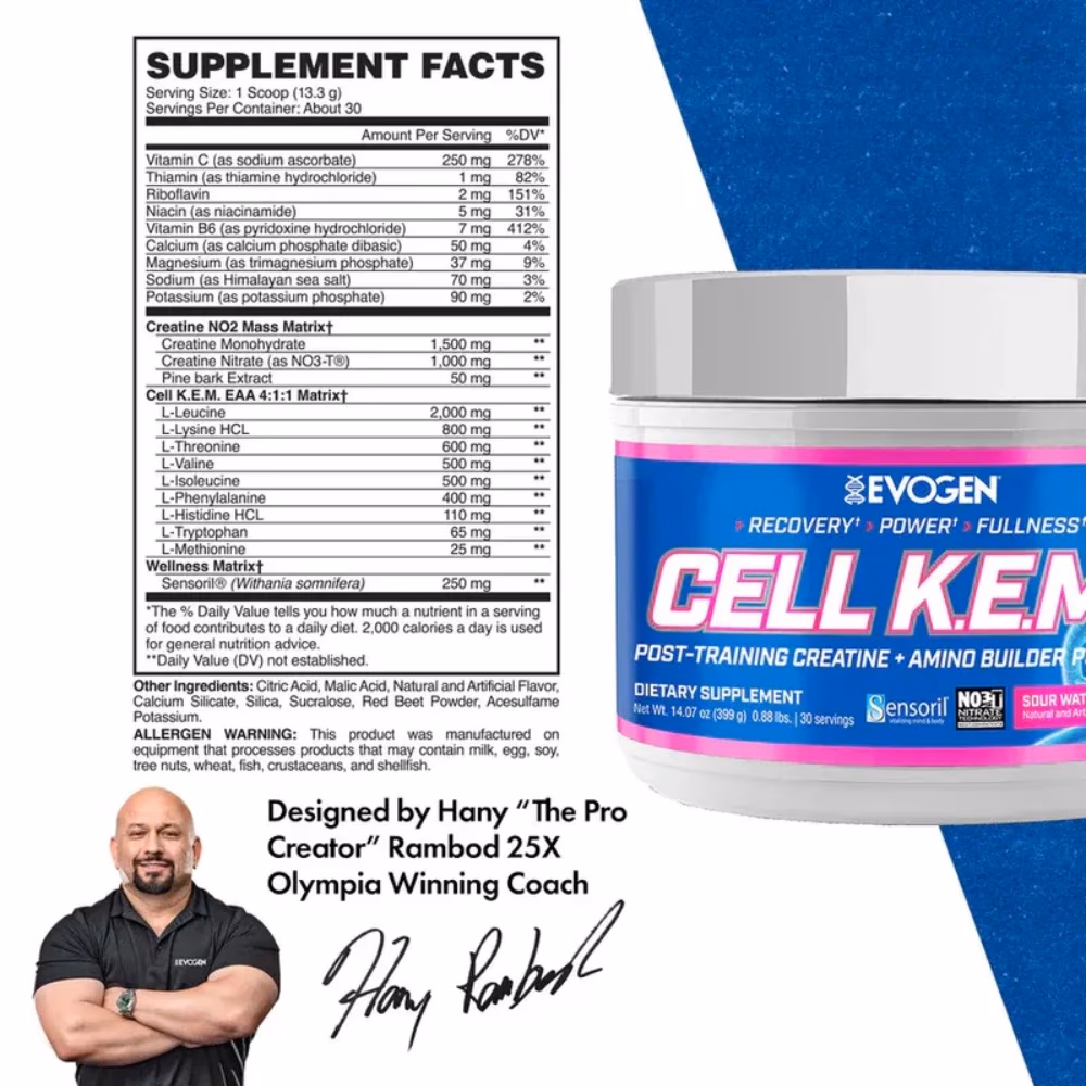 Evogen Cell K.E.M. PR Sour Watermelon 399g 5
