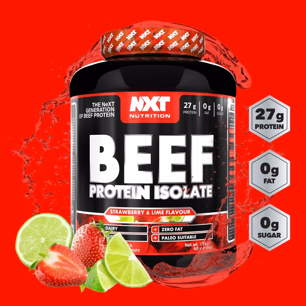 NXT Beef Protein Isolate Strawberry Lime 1.8Kg 2