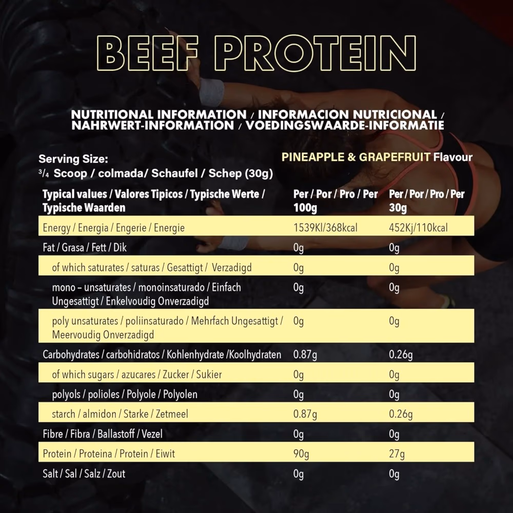 NXT Beef Protein Isolate Pineapple Grape 1.8 Kg 5