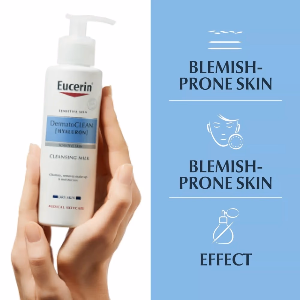 Eucerin DermatoClean Hyaluron Cleansing Milk 200ml 4
