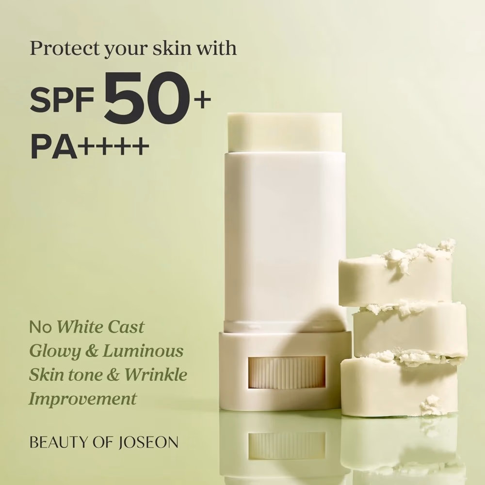Beauty Of Joseon Mugwort & Camellia Sun Stick SPF 50 - 18g Non-Greasy Sun Stick With Mugwort And Camellia To Calm, Nourish, And Protect Skin. 3