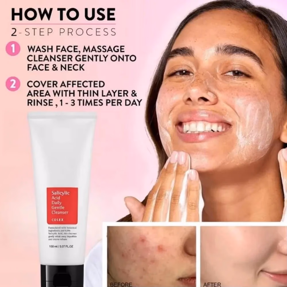COSRX Salicylic Acid Daily Gentle Cleanser – 150ml 4