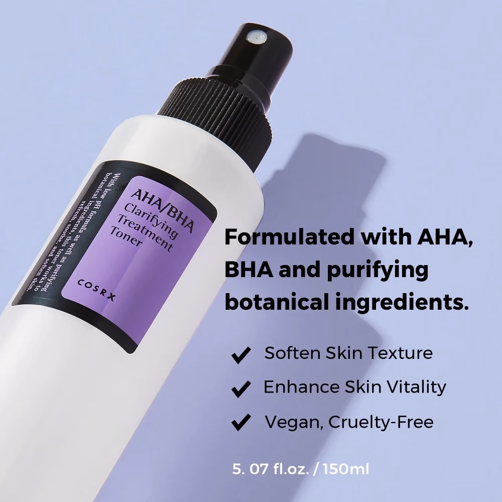 COSRX AHA/BHA Clarifying Treatment Toner 150ml  4