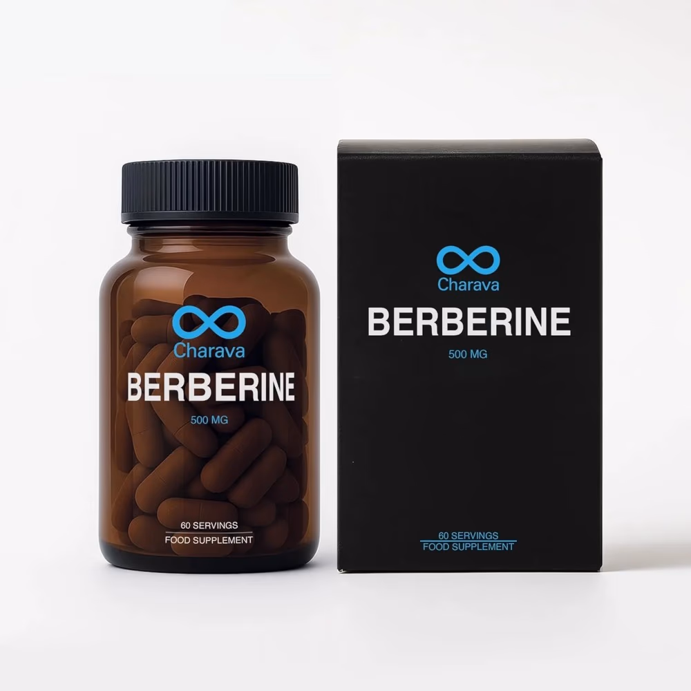 Charava Berberine 500mg- 60 Servings 3